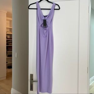 Nasty Gal Twist Front, Cut Out Maxi Dress, Size 0